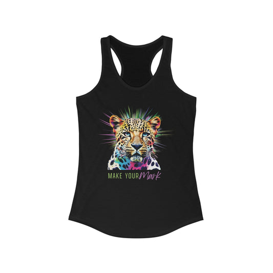 Rainbow Leopard Graphic tank top