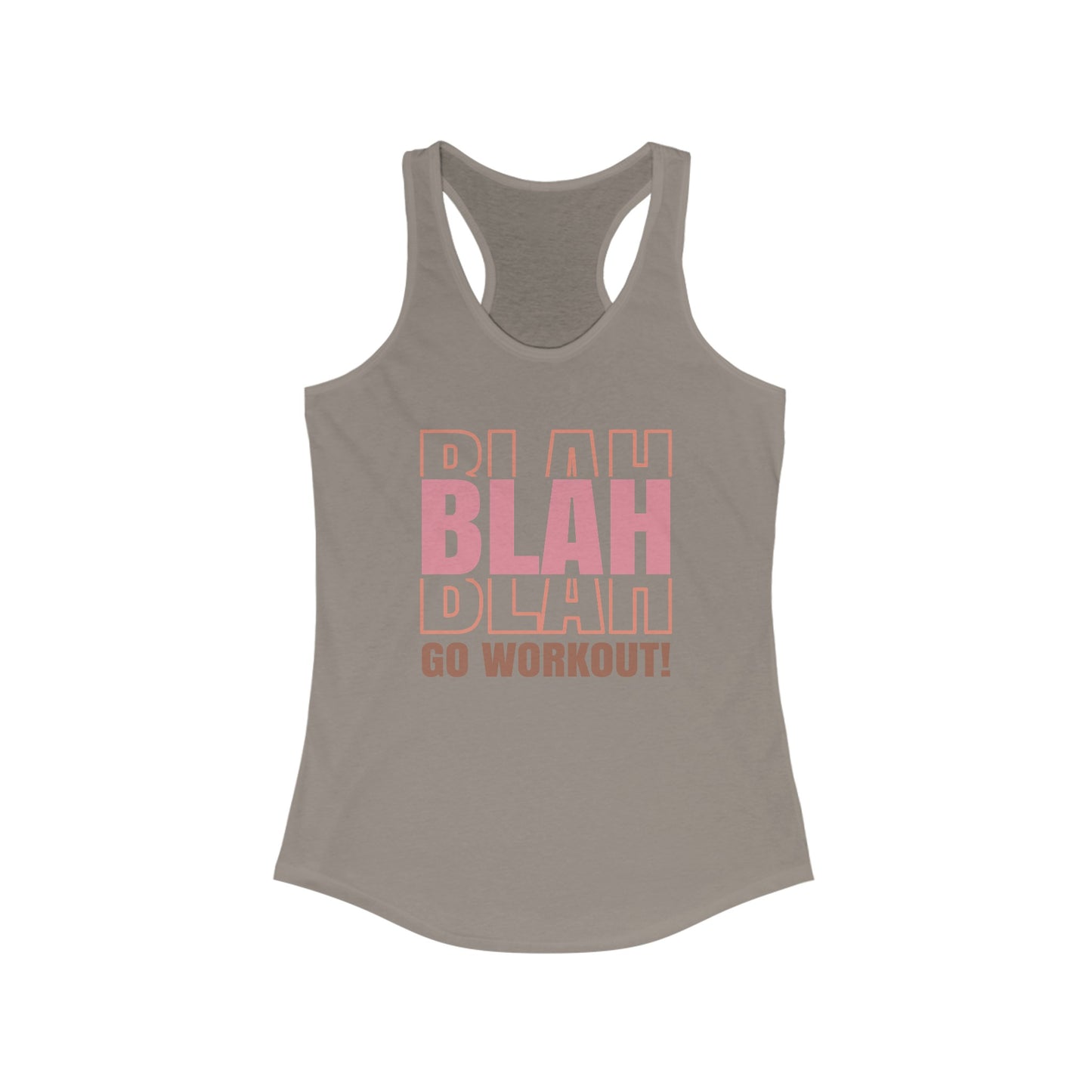 Blah, Go Workout Tank Top