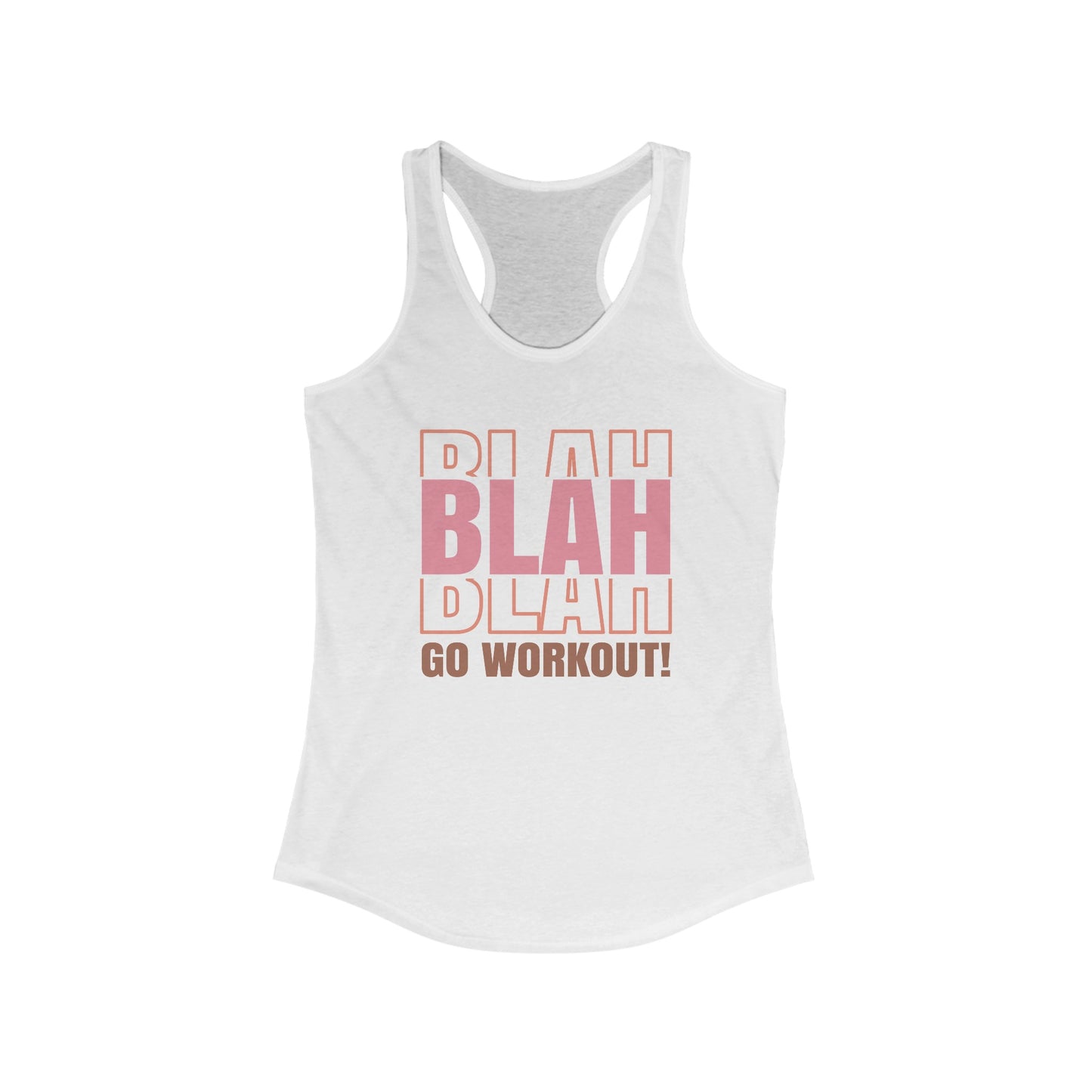 Blah, Go Workout Tank Top