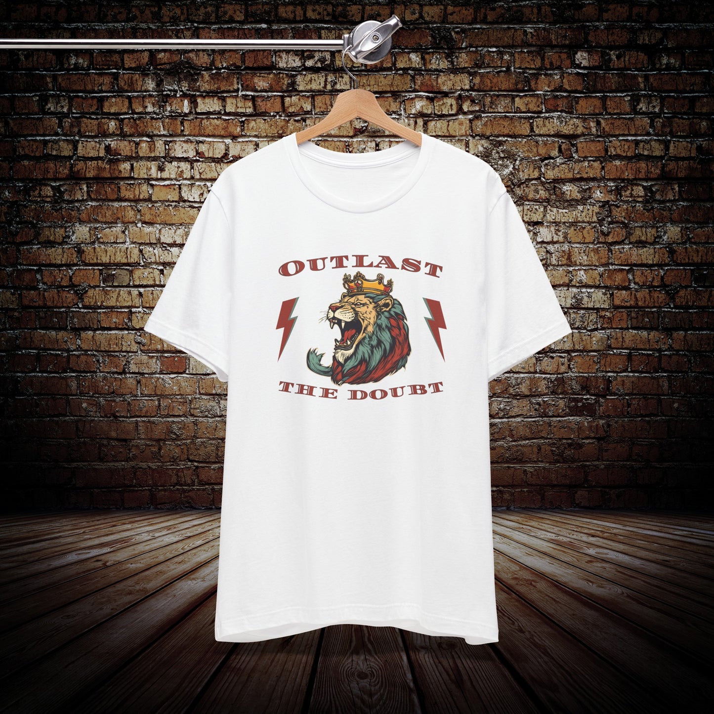 Outlast The Doubt Lion T-Shirt