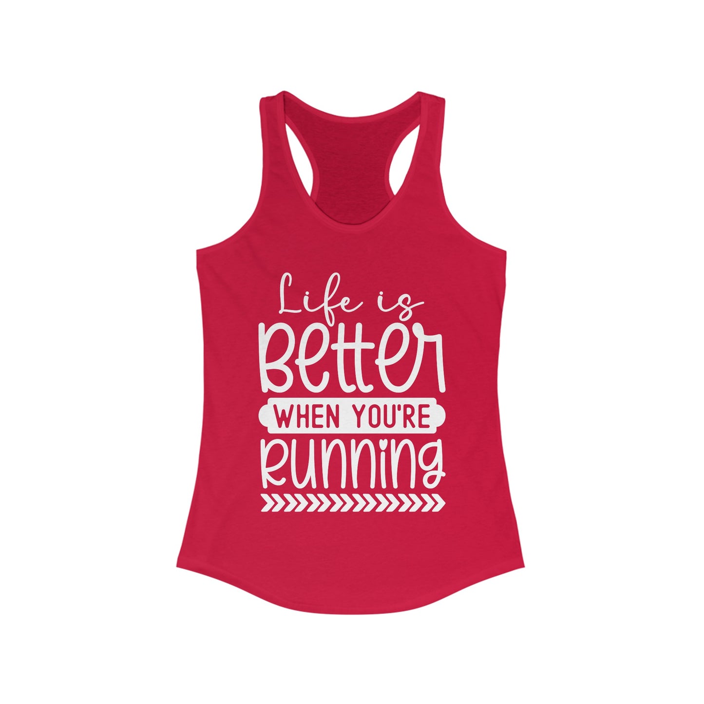 Life is better running Tank Top