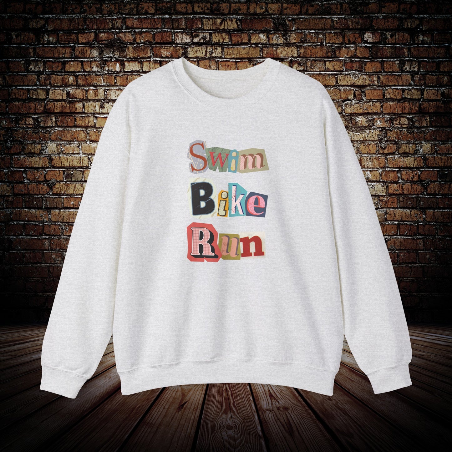 Unisex Triathlon Swim Bike Run sweatshirt