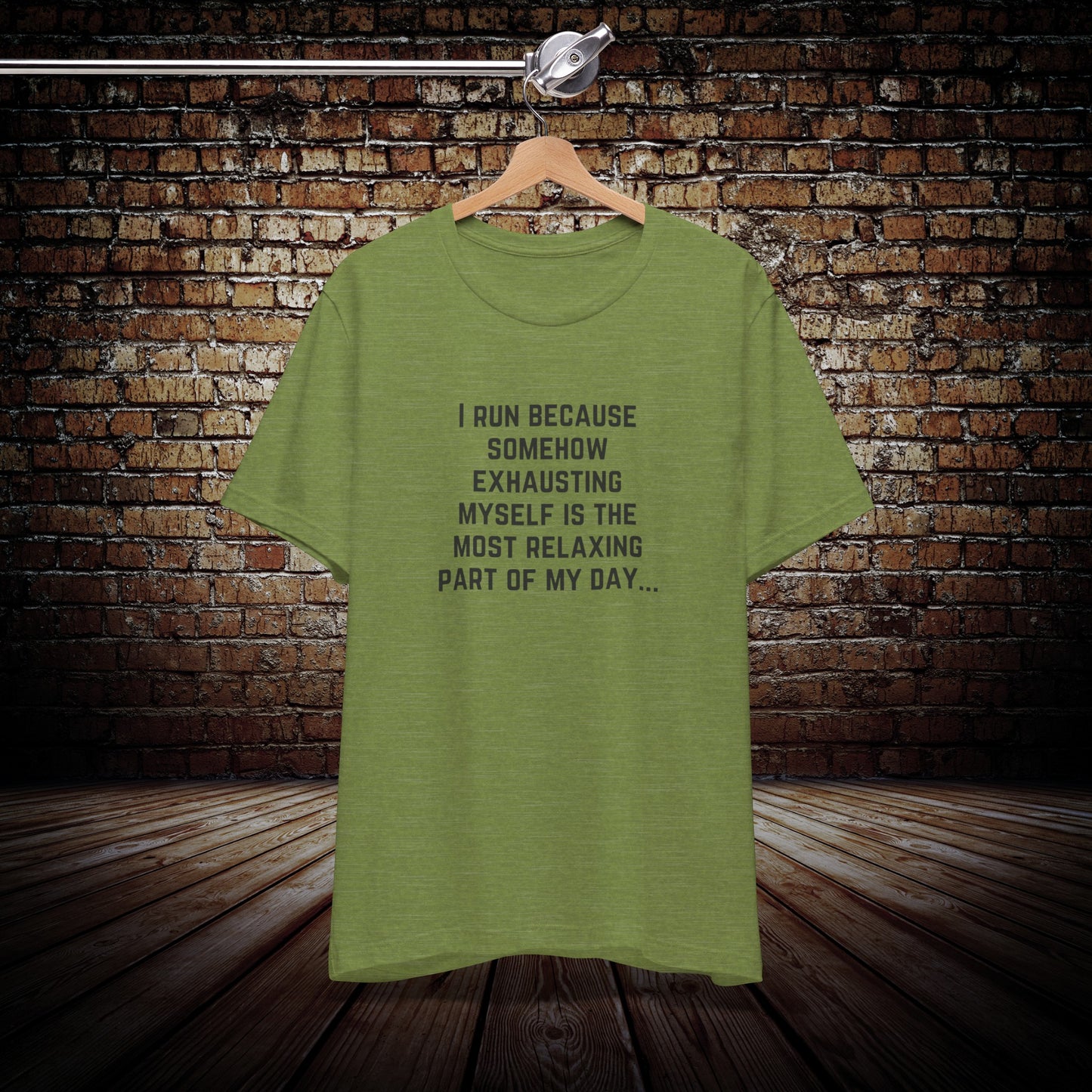 Unisex running motivational T-shirt