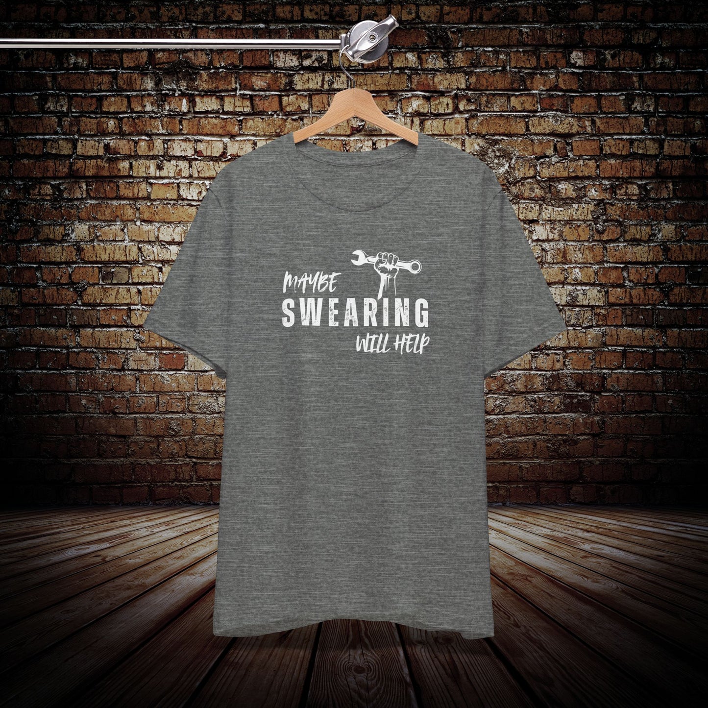 Maybe swearing will help mechanic Graphic Tee