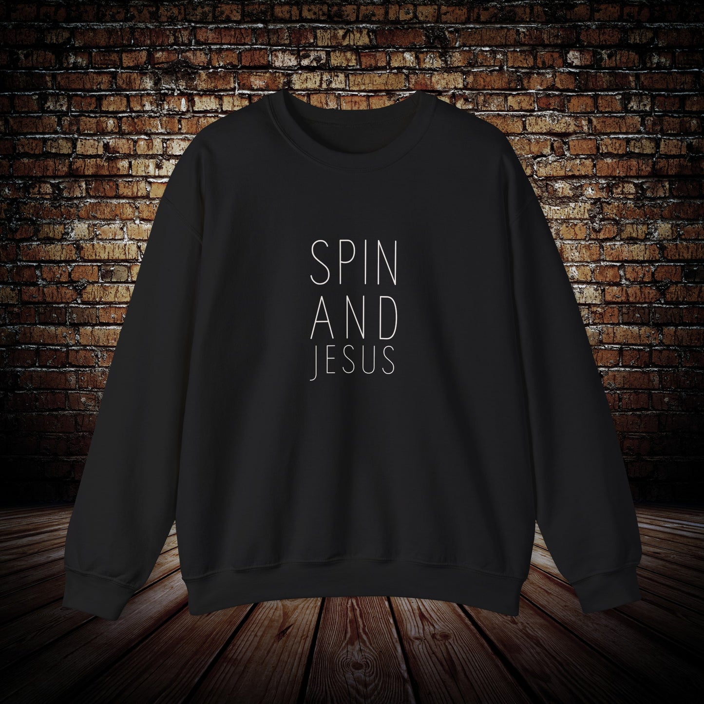 Spin and Jesus Unisex Sweatshirt
