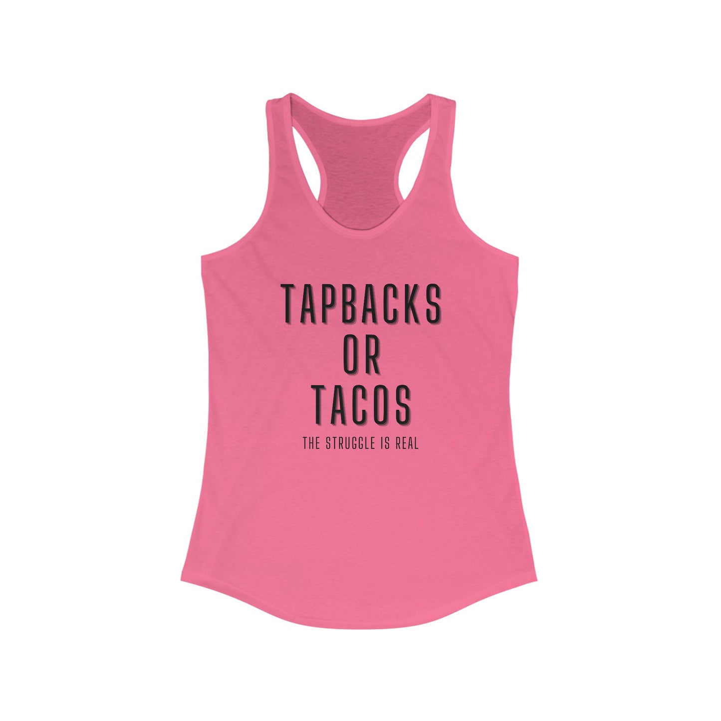 Tapbacks or tacos - Cycling Tank Top