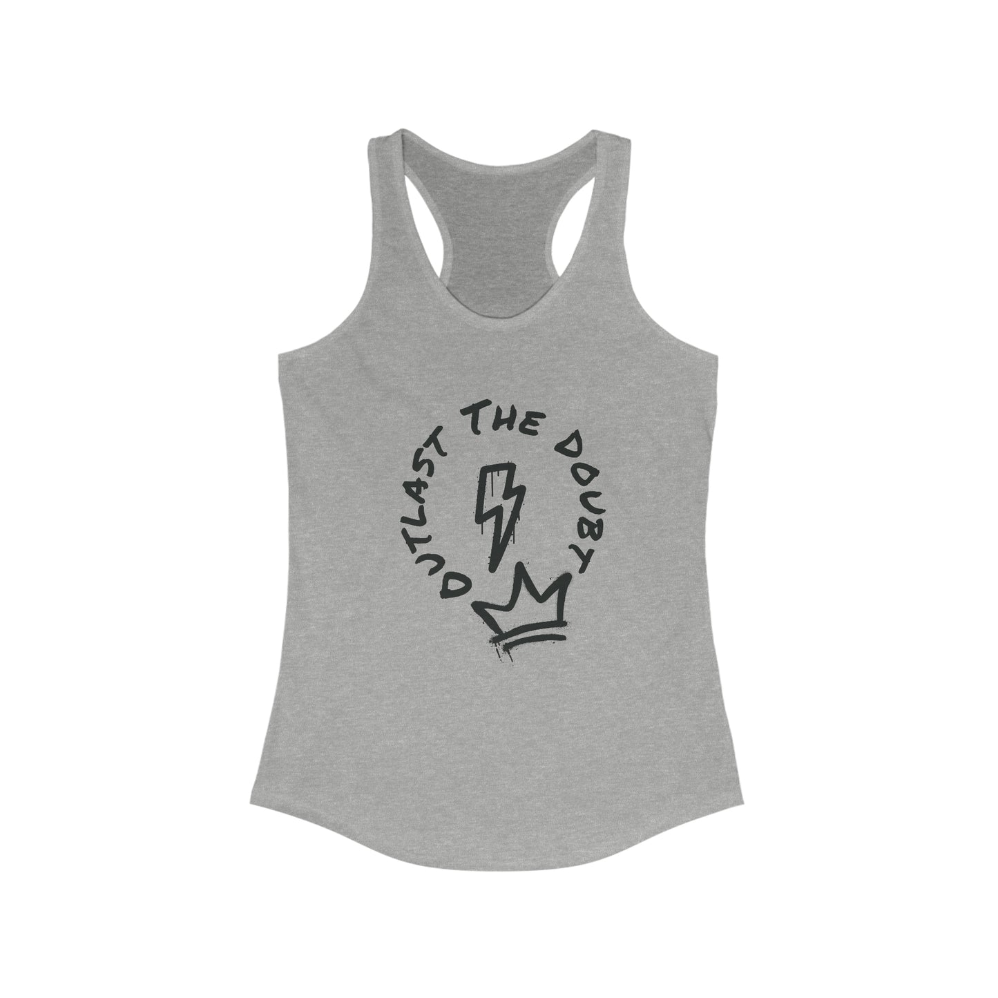 Outlast The Doubt - Spray Paint Tank Top