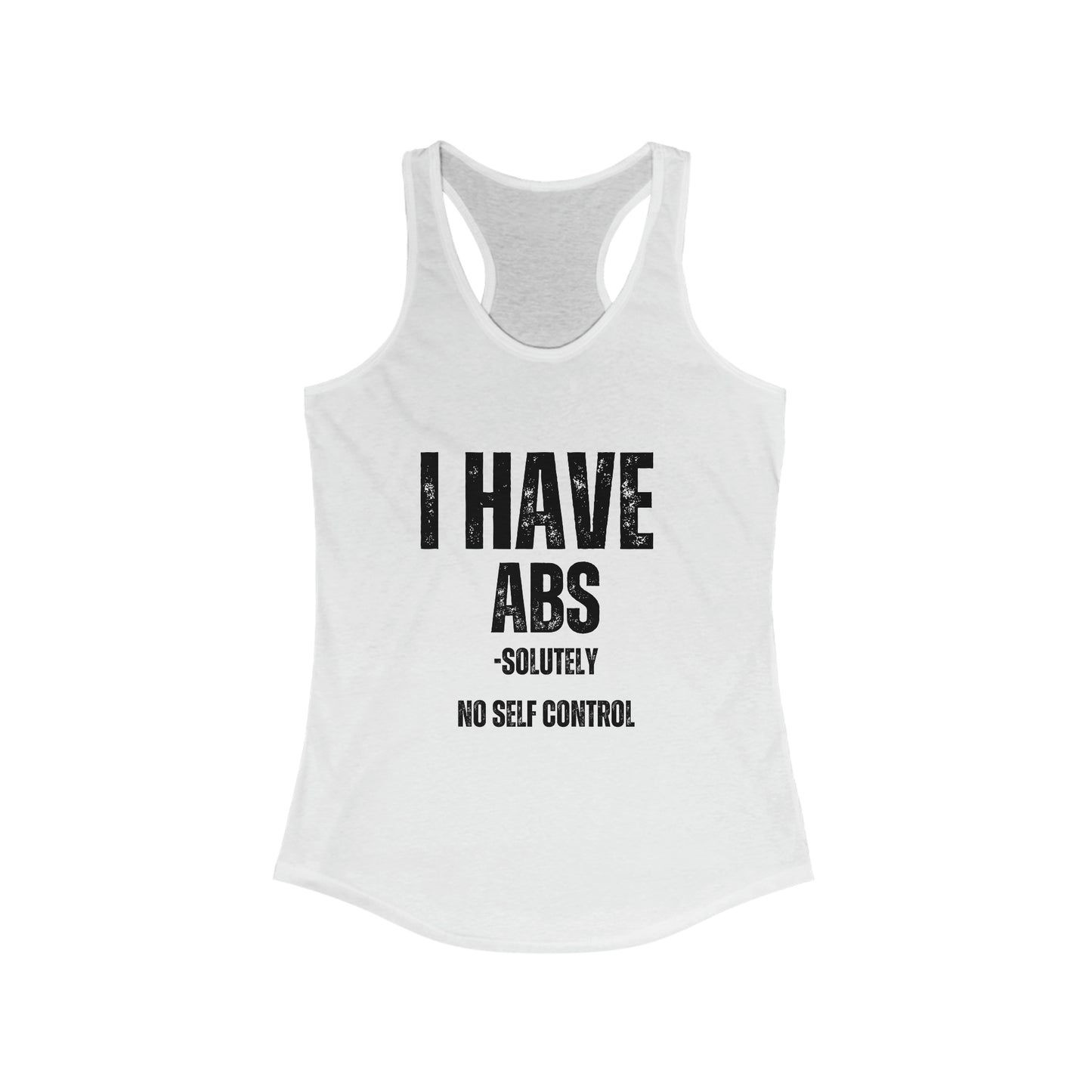 Funny Gym tank top - No self control