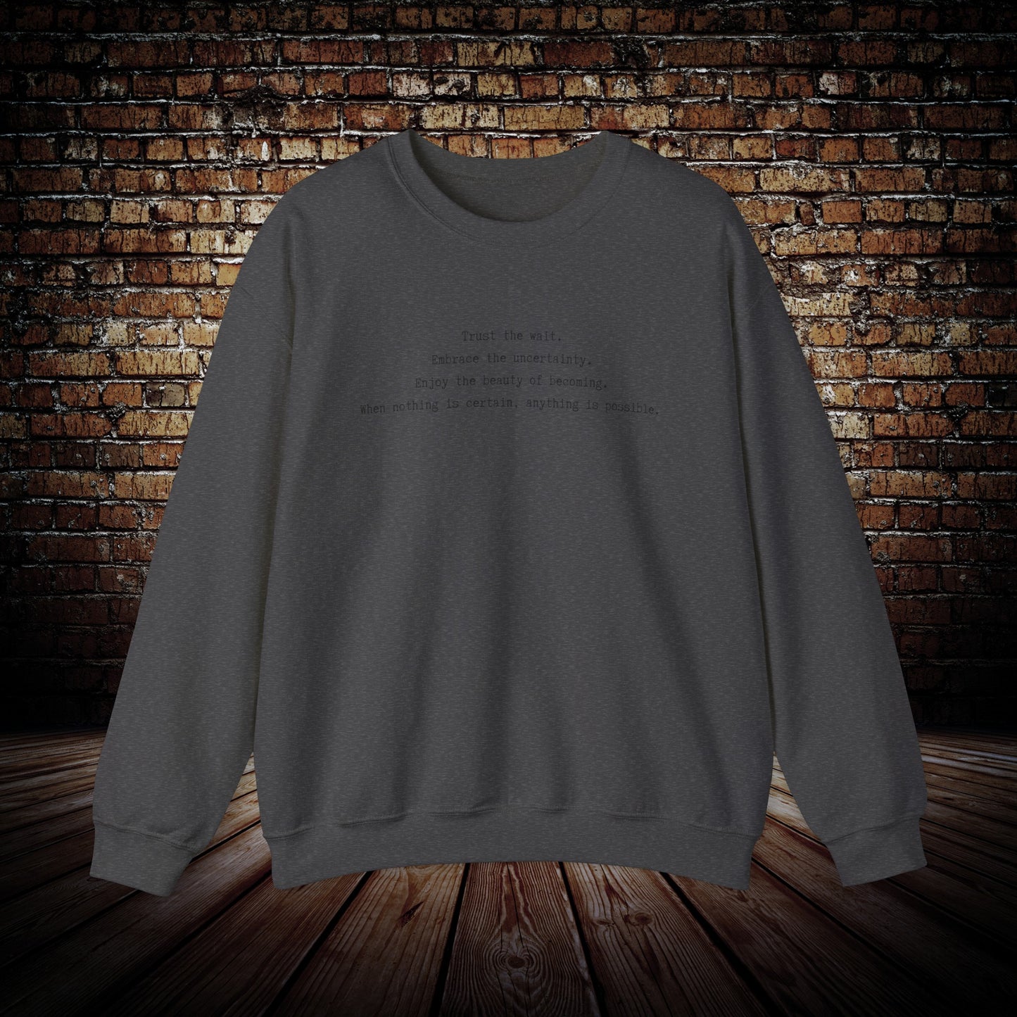 Anything is possible motivational women's sweatshirt