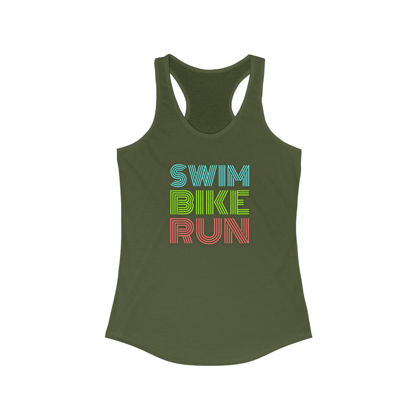 Triathlon Tank Top Swim Bike Run