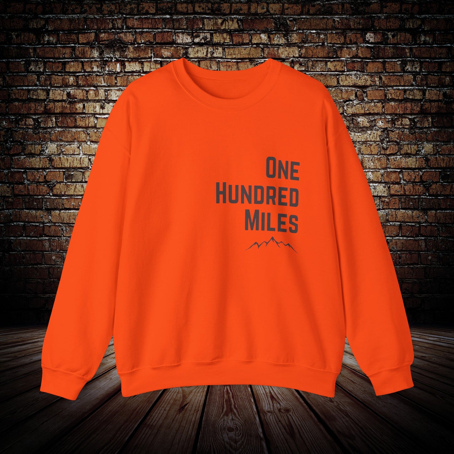 Unisex 100 mile trail running sweatshirt