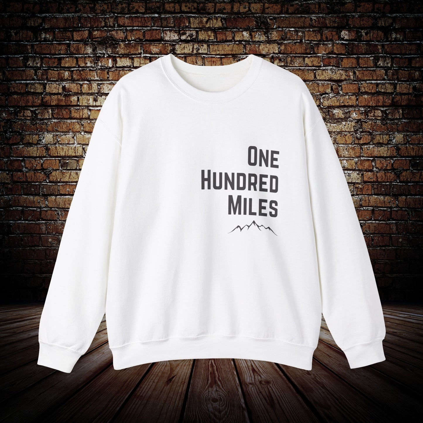 Unisex 100 mile trail running sweatshirt