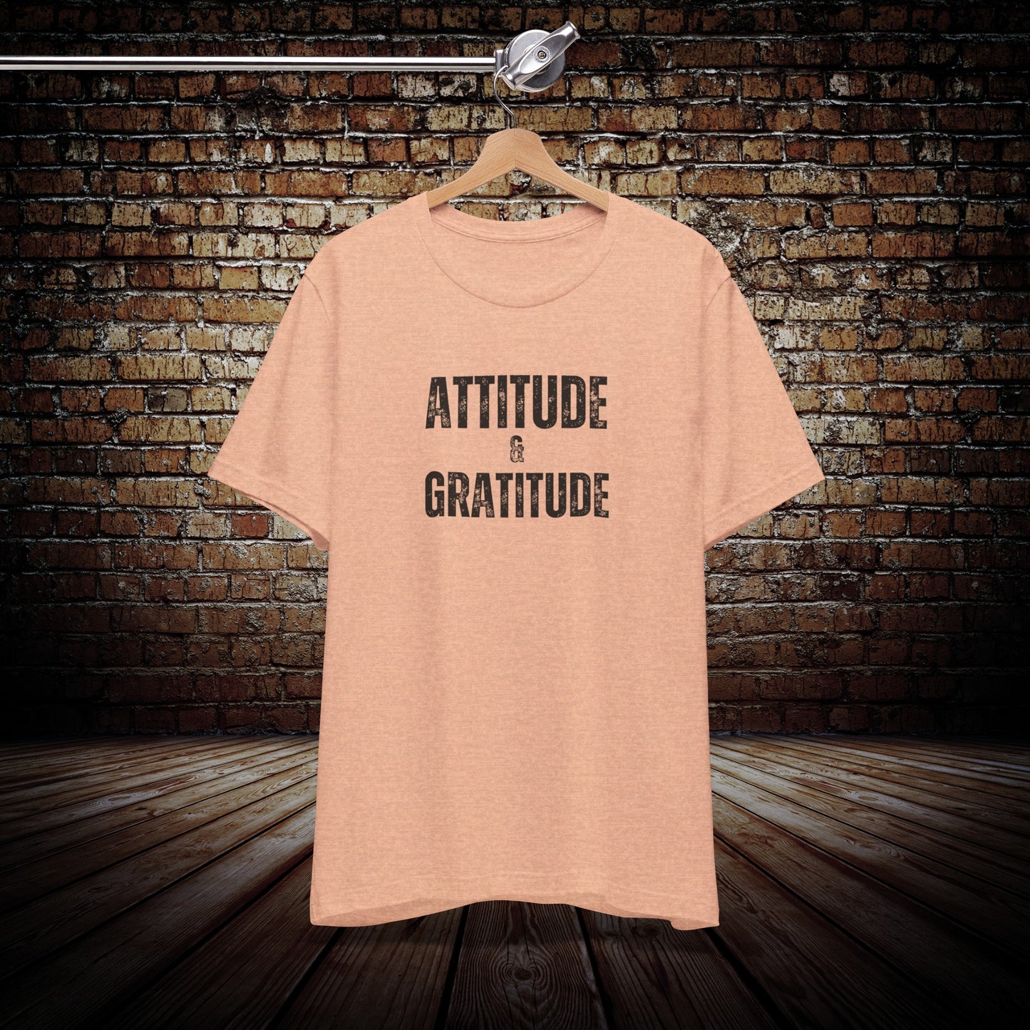 Attitude and Gratitude Unisex motivational T-shirt