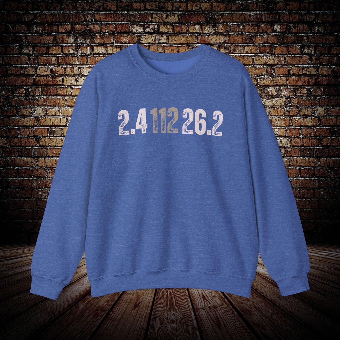 Ironman by the numbers Sweatshirt