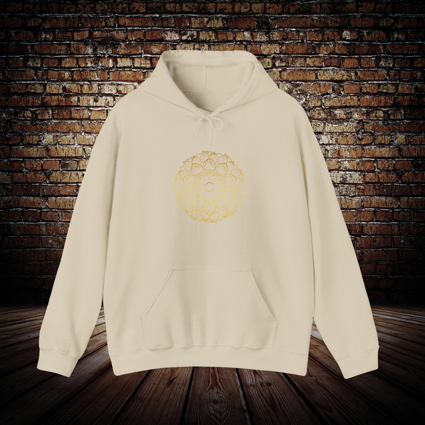 Mandala Gold - Yoga Inspired Hoodie