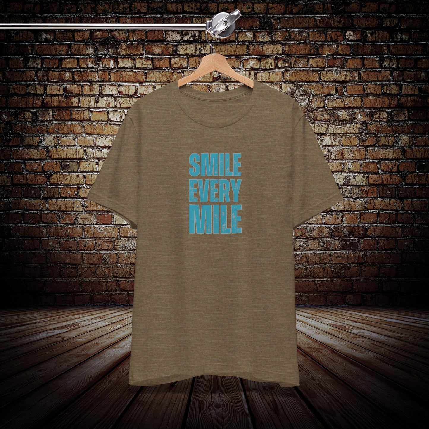 Unisex Running T-shirt - Smile Every Mile