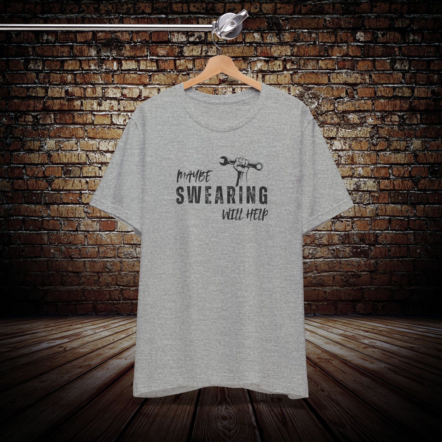 Maybe swearing will help mechanic Graphic Tee