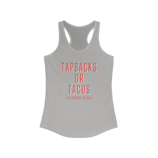 Tapbacks cycling tank top