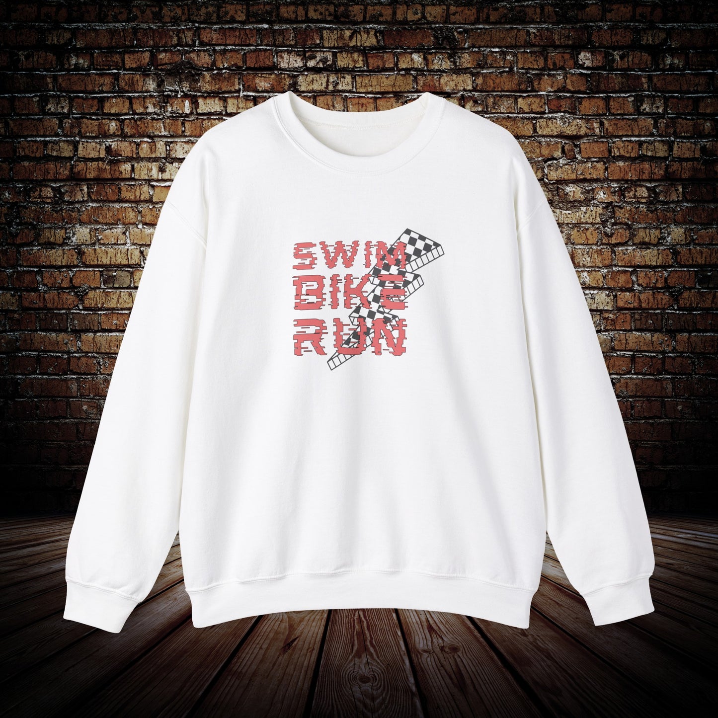 Unisex Triathlon Swim Bike Run Sweatshirt