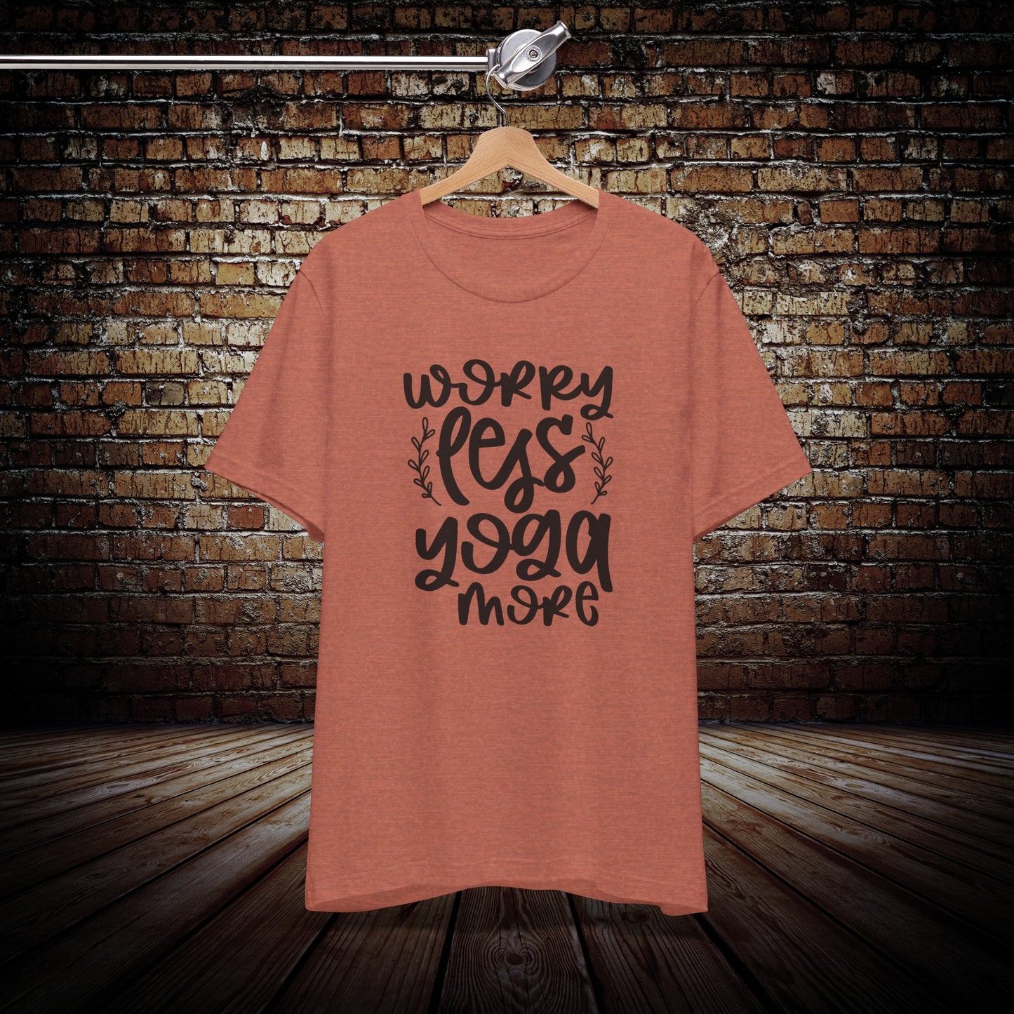 Worry Less Yoga More Graphic Tee