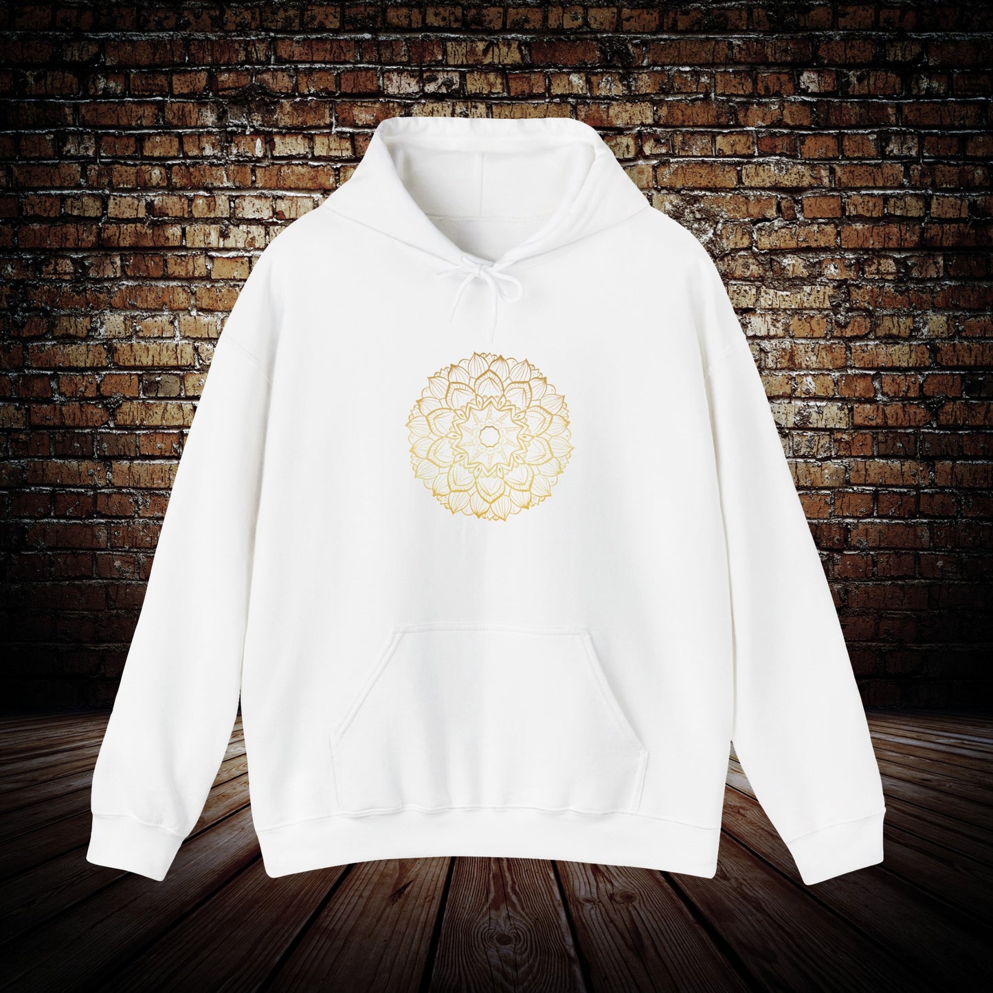 Mandala Gold - Yoga Inspired Hoodie