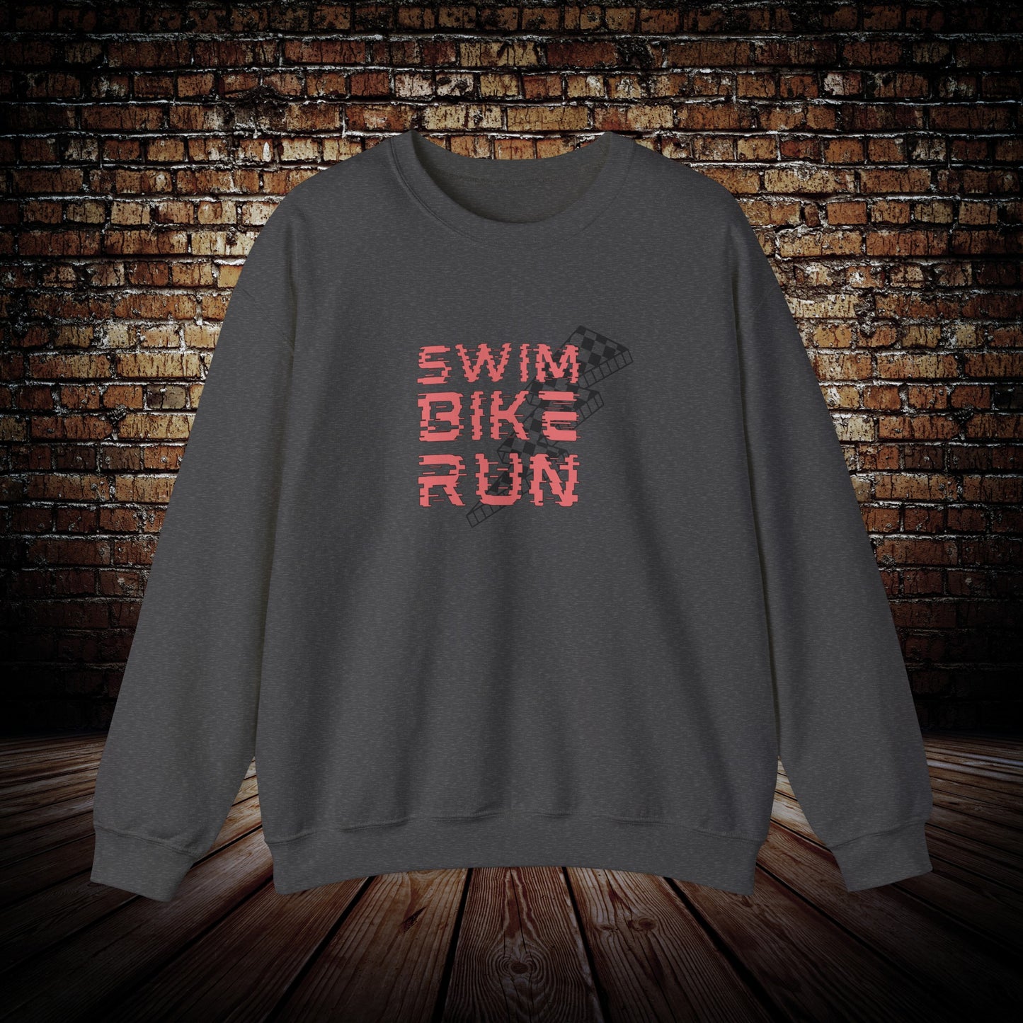 Unisex Triathlon Swim Bike Run Sweatshirt