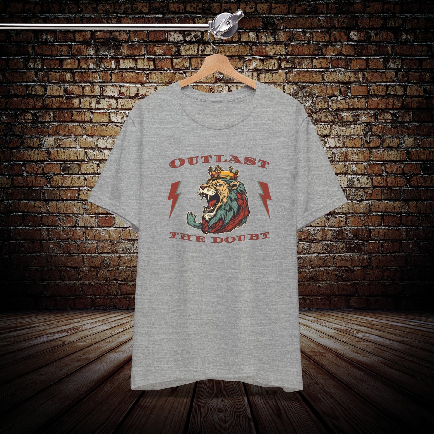 Outlast The Doubt Lion T-Shirt