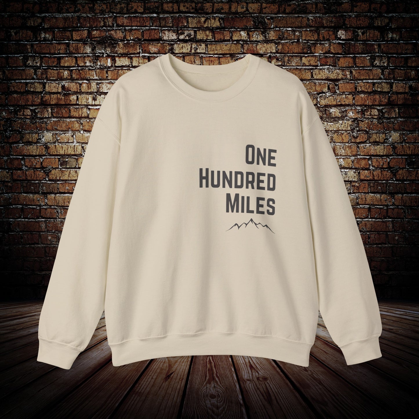Unisex 100 mile trail running sweatshirt