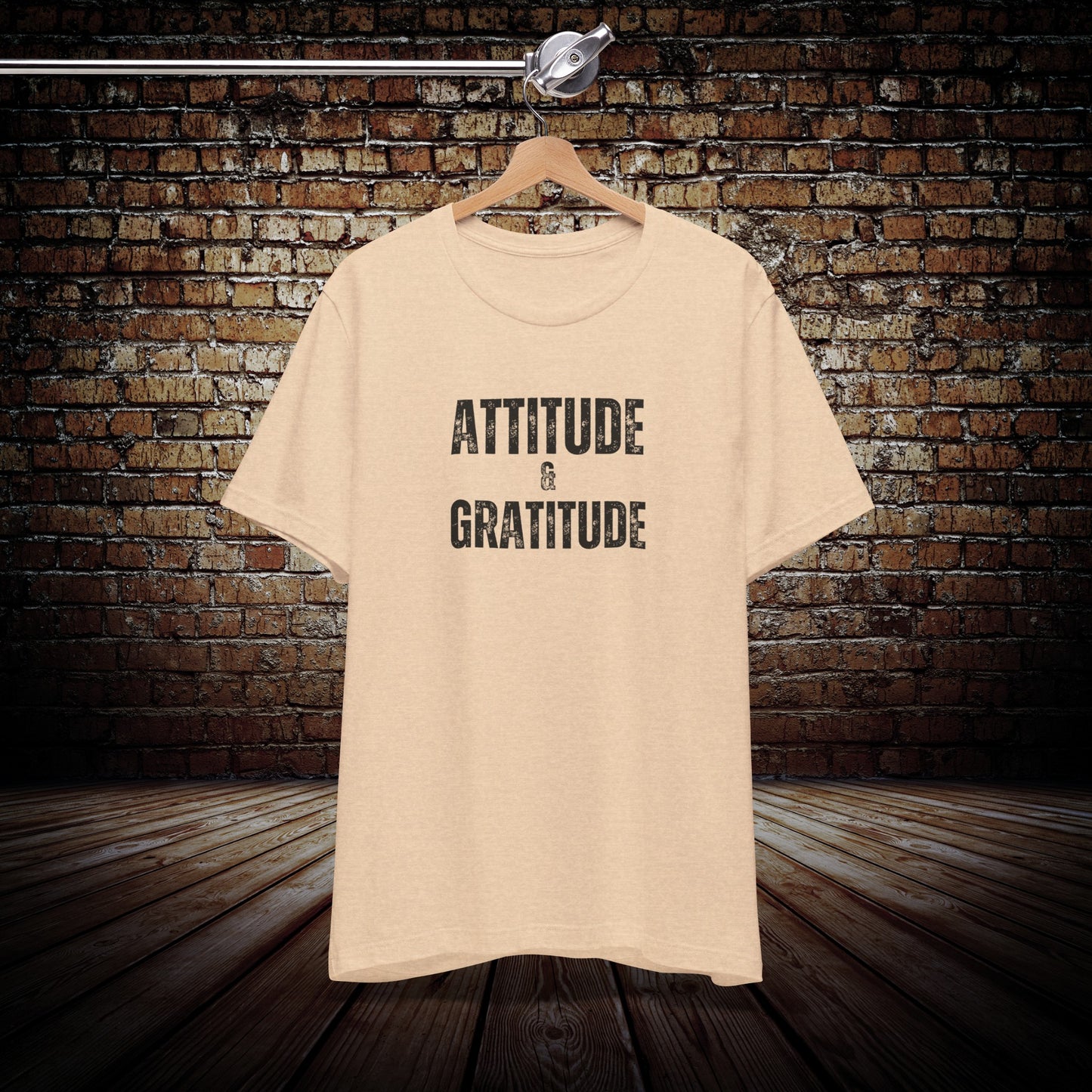 Attitude and Gratitude Unisex motivational T-shirt