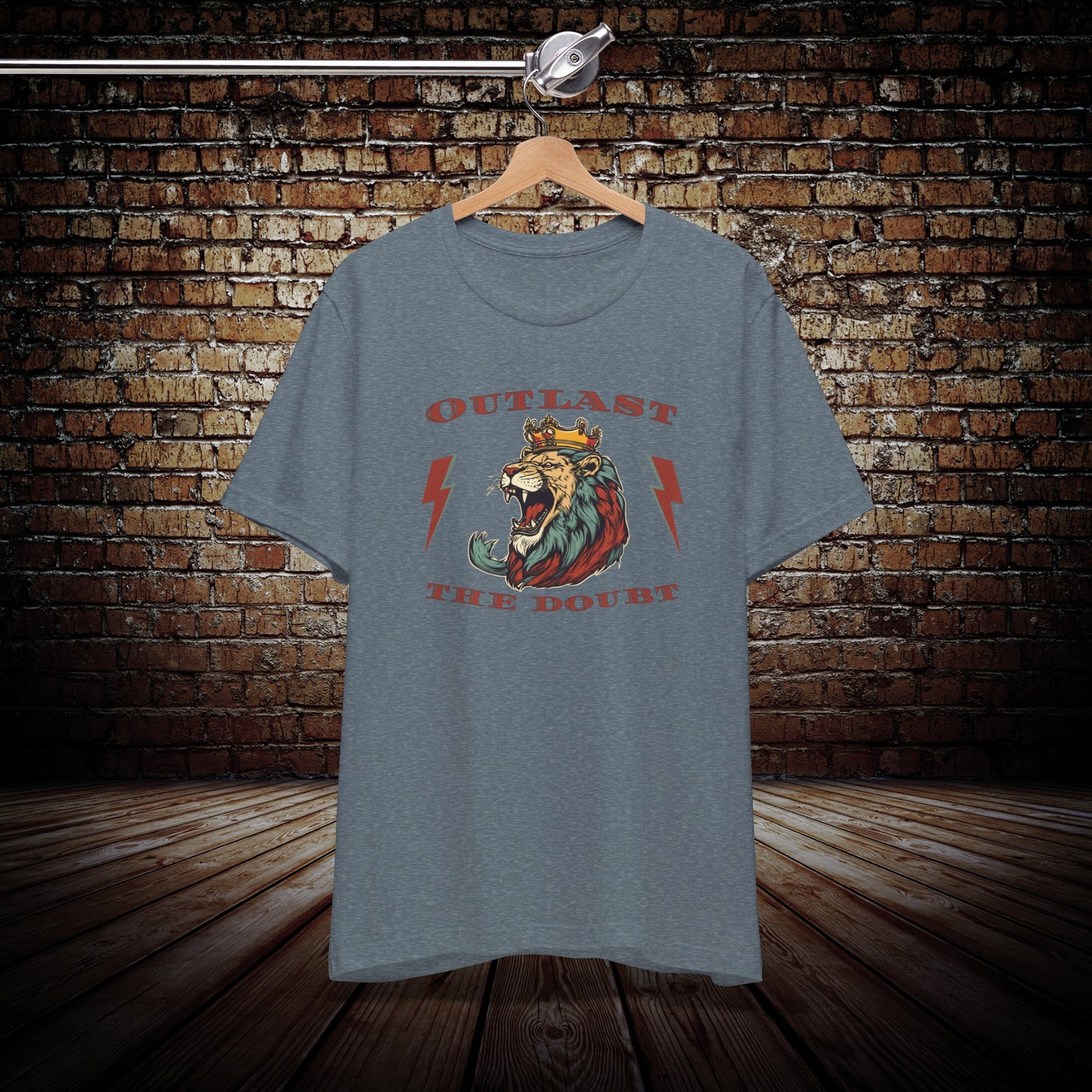 Outlast The Doubt Lion T-Shirt