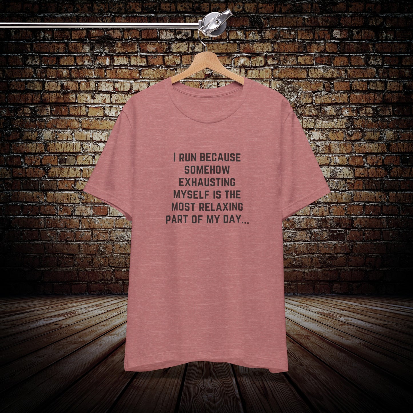 Unisex running motivational T-shirt