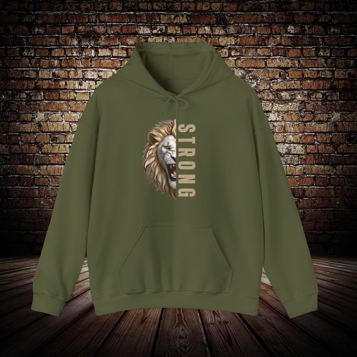 Strong like a lion Hoodie