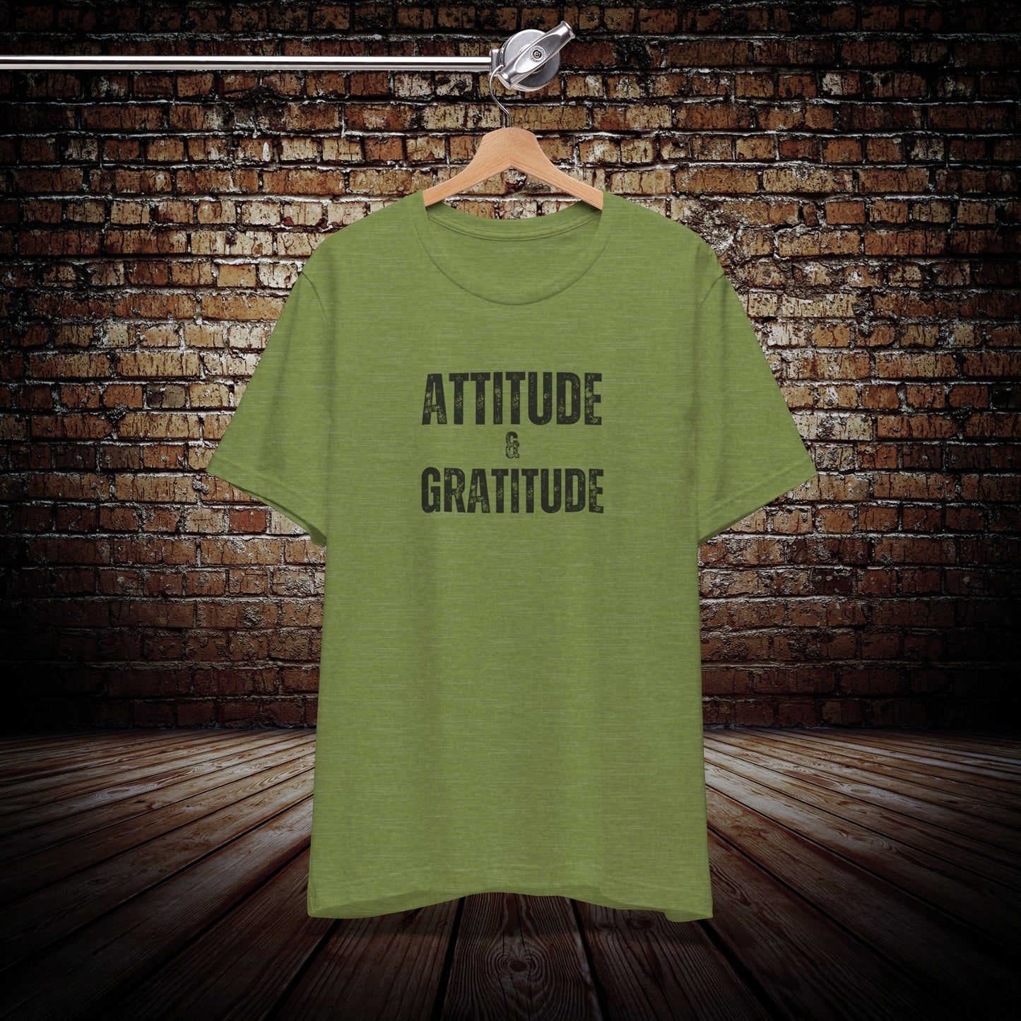 Attitude and Gratitude Unisex motivational T-shirt