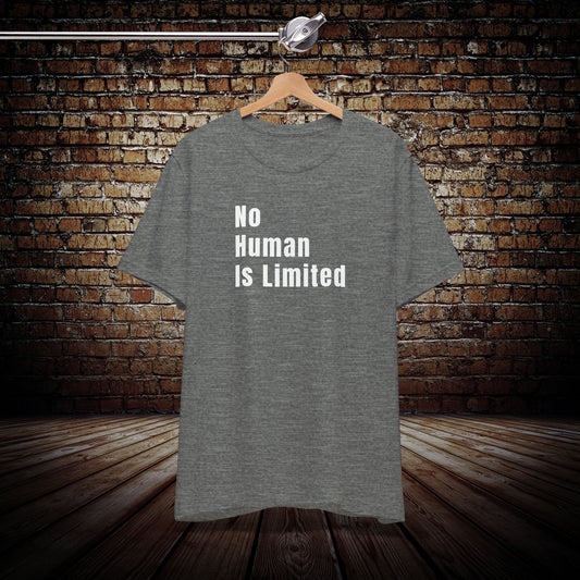 No Human is Limited Graphic Tee
