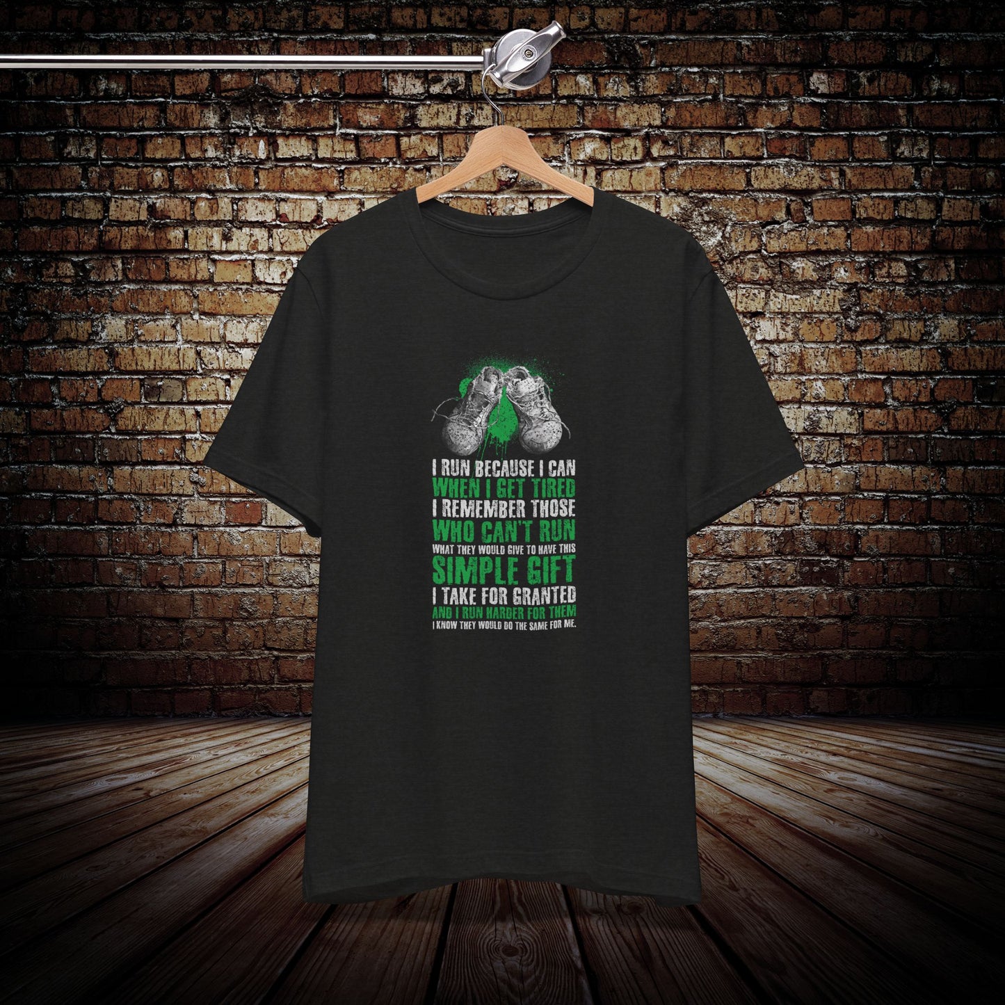 I run because I can Graphic Tee