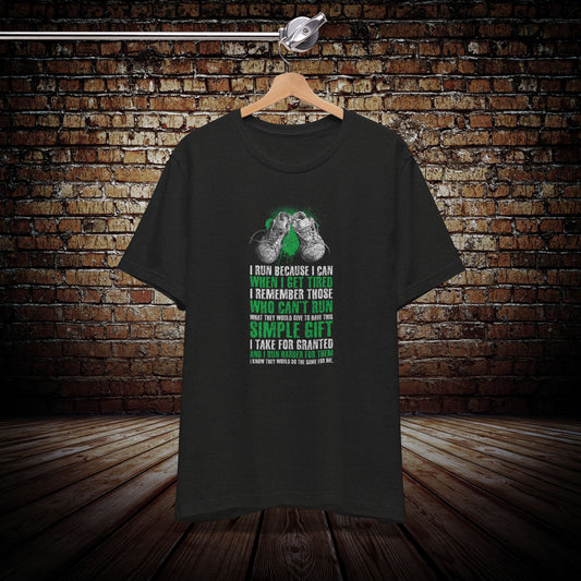I run because I can Graphic Tee