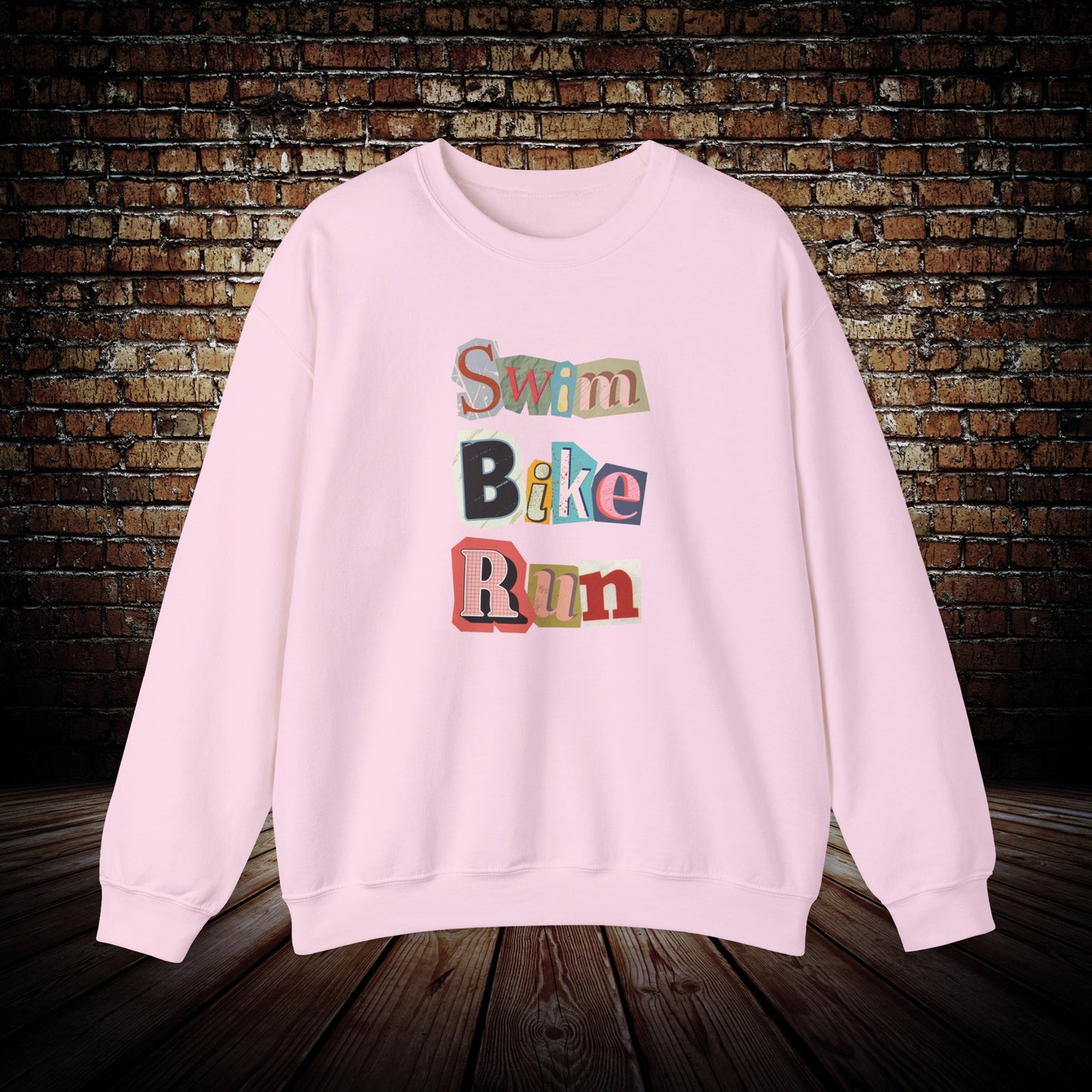 Unisex Triathlon Swim Bike Run sweatshirt