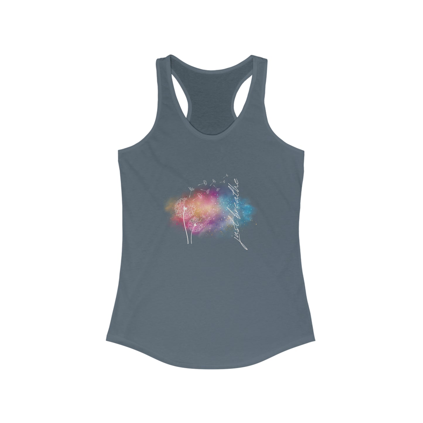 Just Breathe in color - Yoga Inspired Tank Top