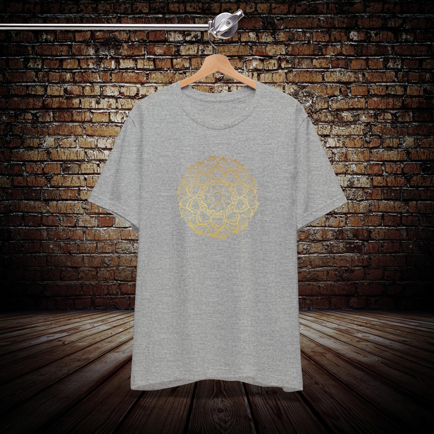 Mandala Gold - Yoga Inspired T-Shirt