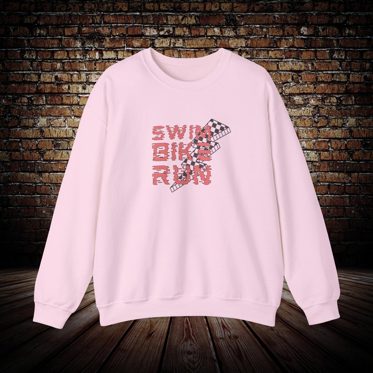 Unisex Triathlon Swim Bike Run Sweatshirt