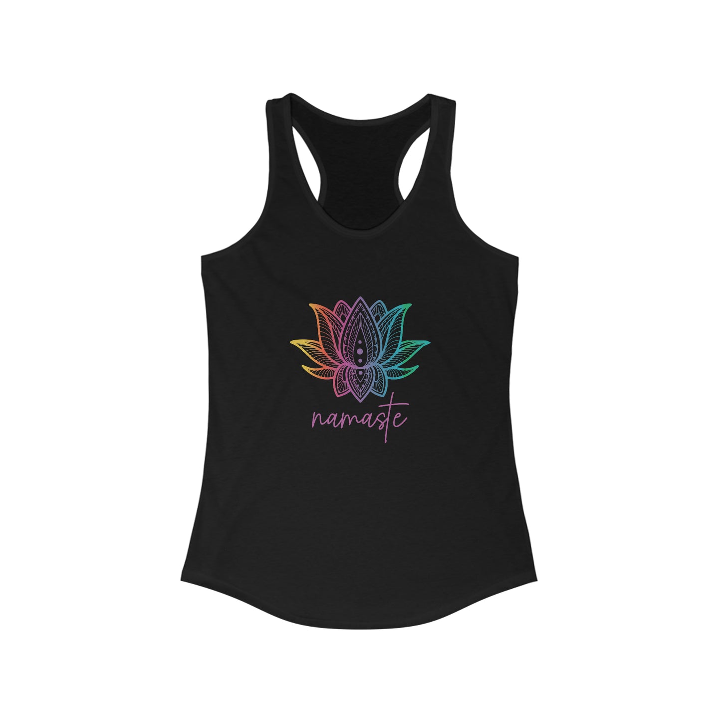 Rainbow Namaste - Yoga Inspired Tank Top