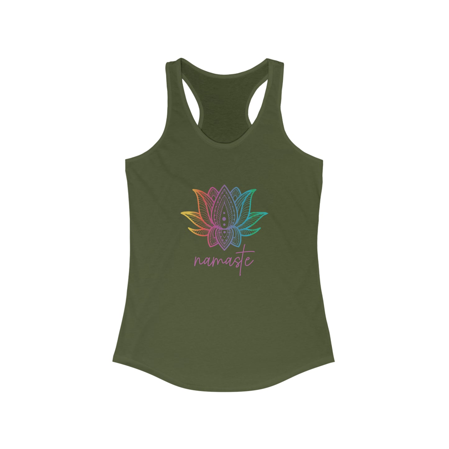 Rainbow Namaste - Yoga Inspired Tank Top