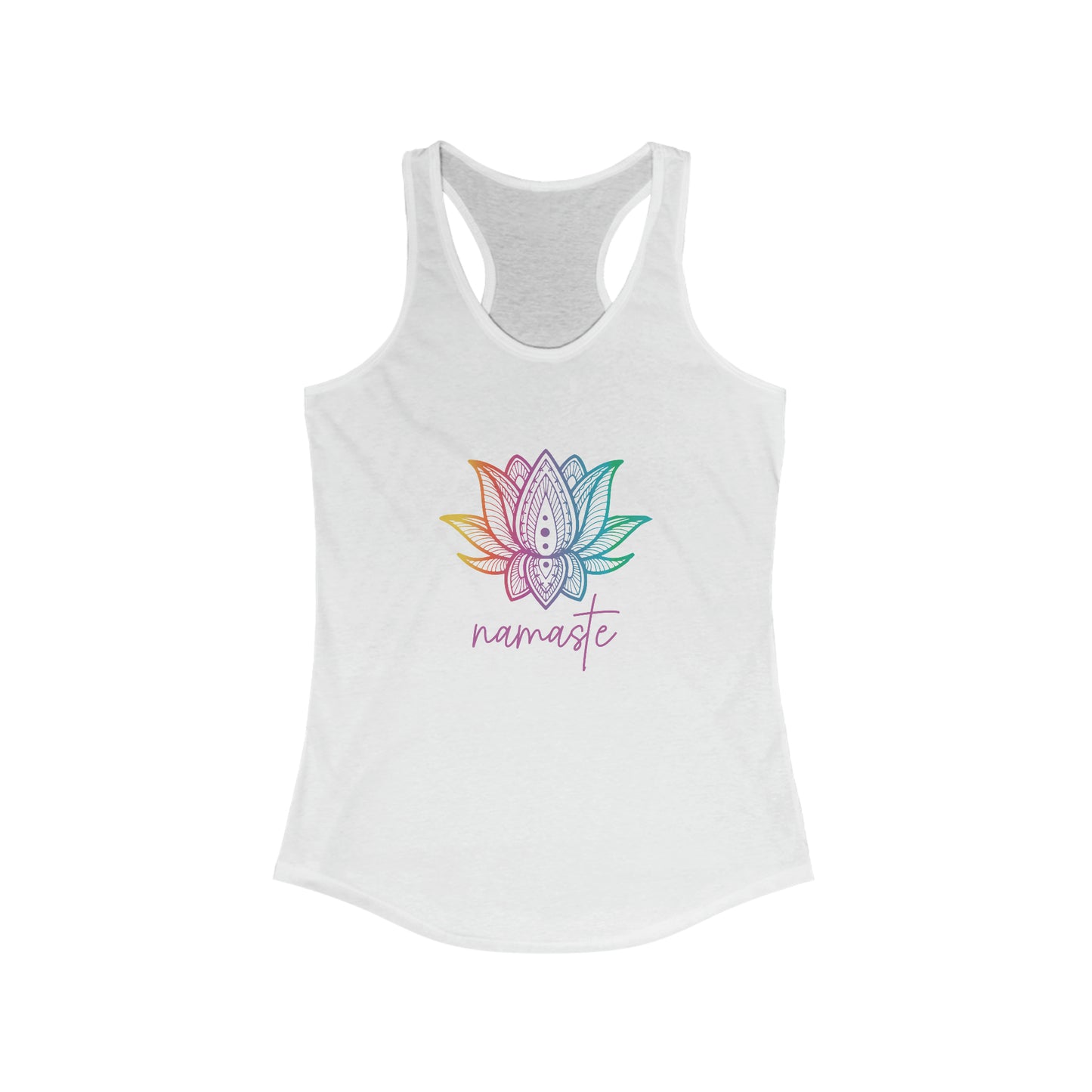 Rainbow Namaste - Yoga Inspired Tank Top