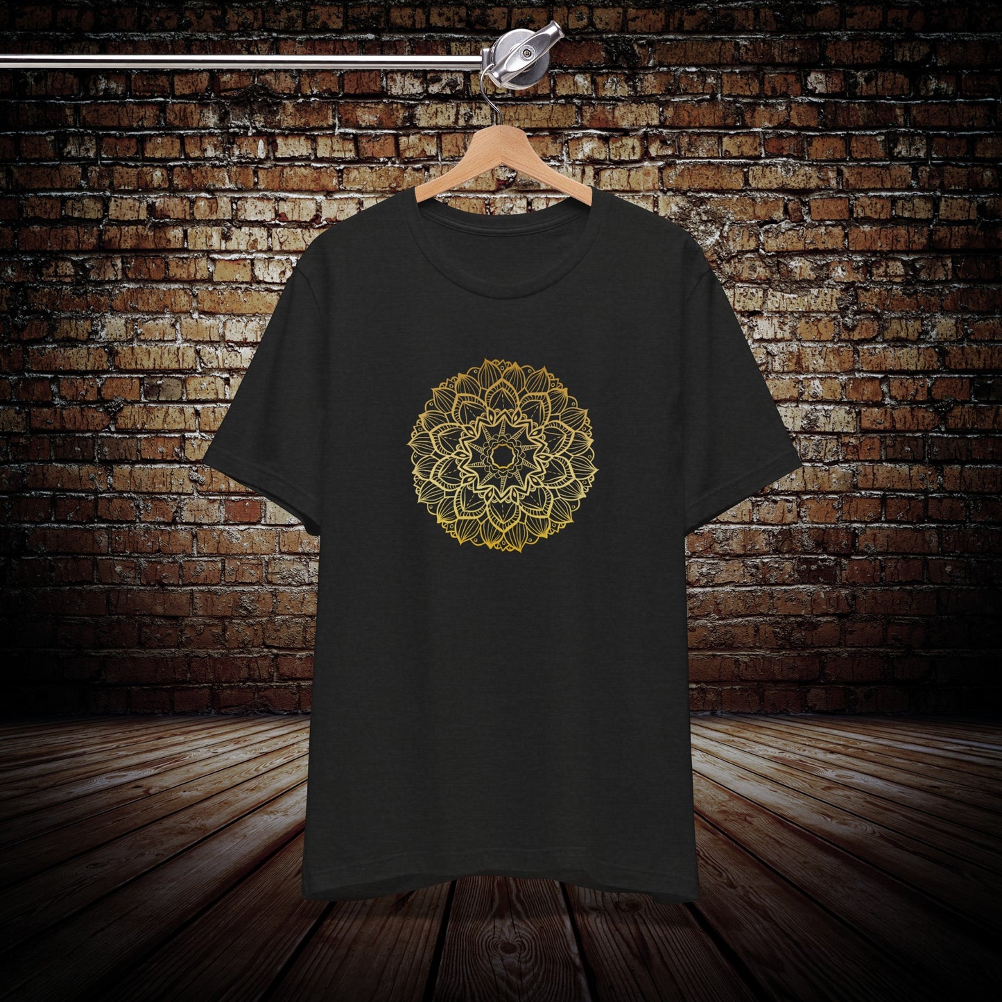 Mandala Gold - Yoga Inspired T-Shirt