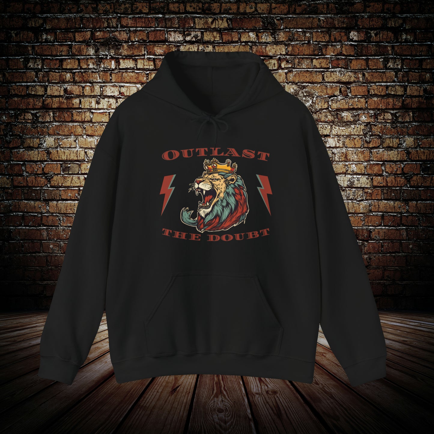 Motivational Lion Hoodie