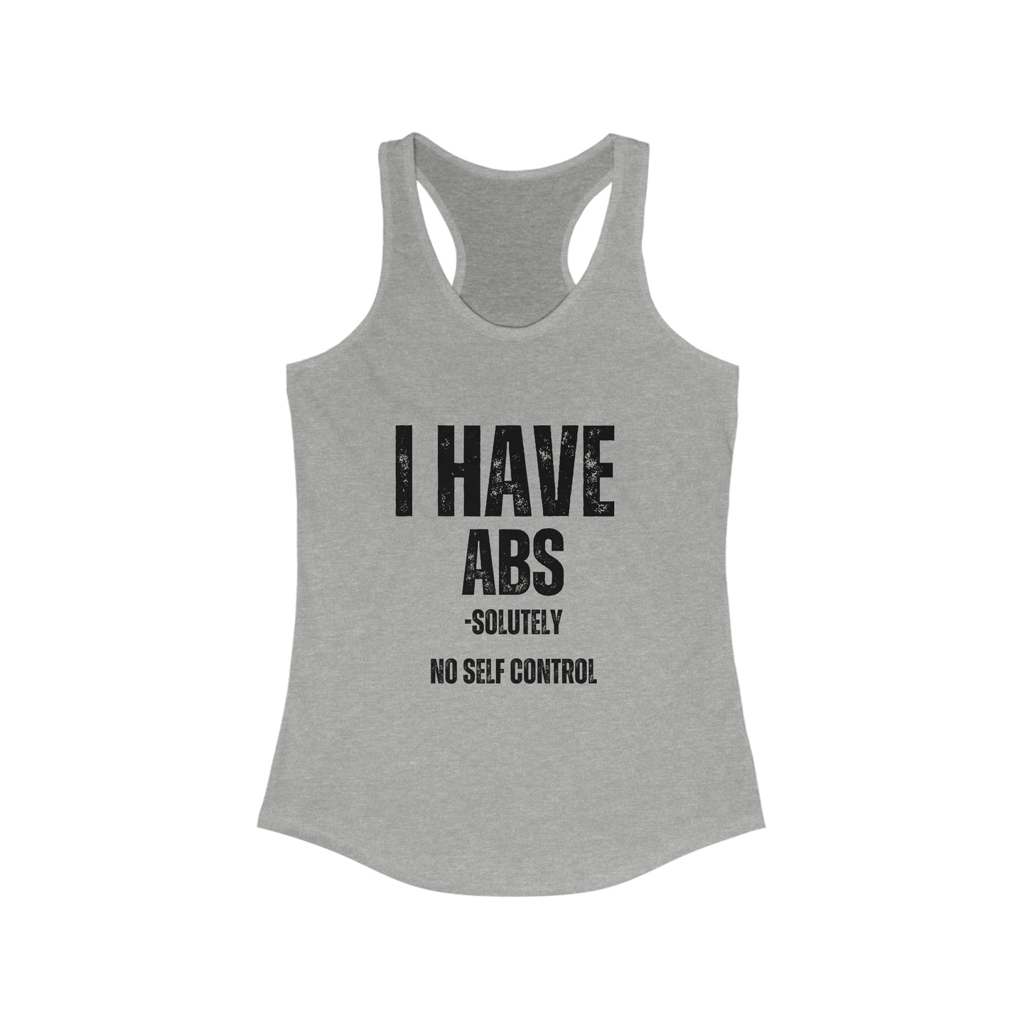 Funny Gym tank top - No self control