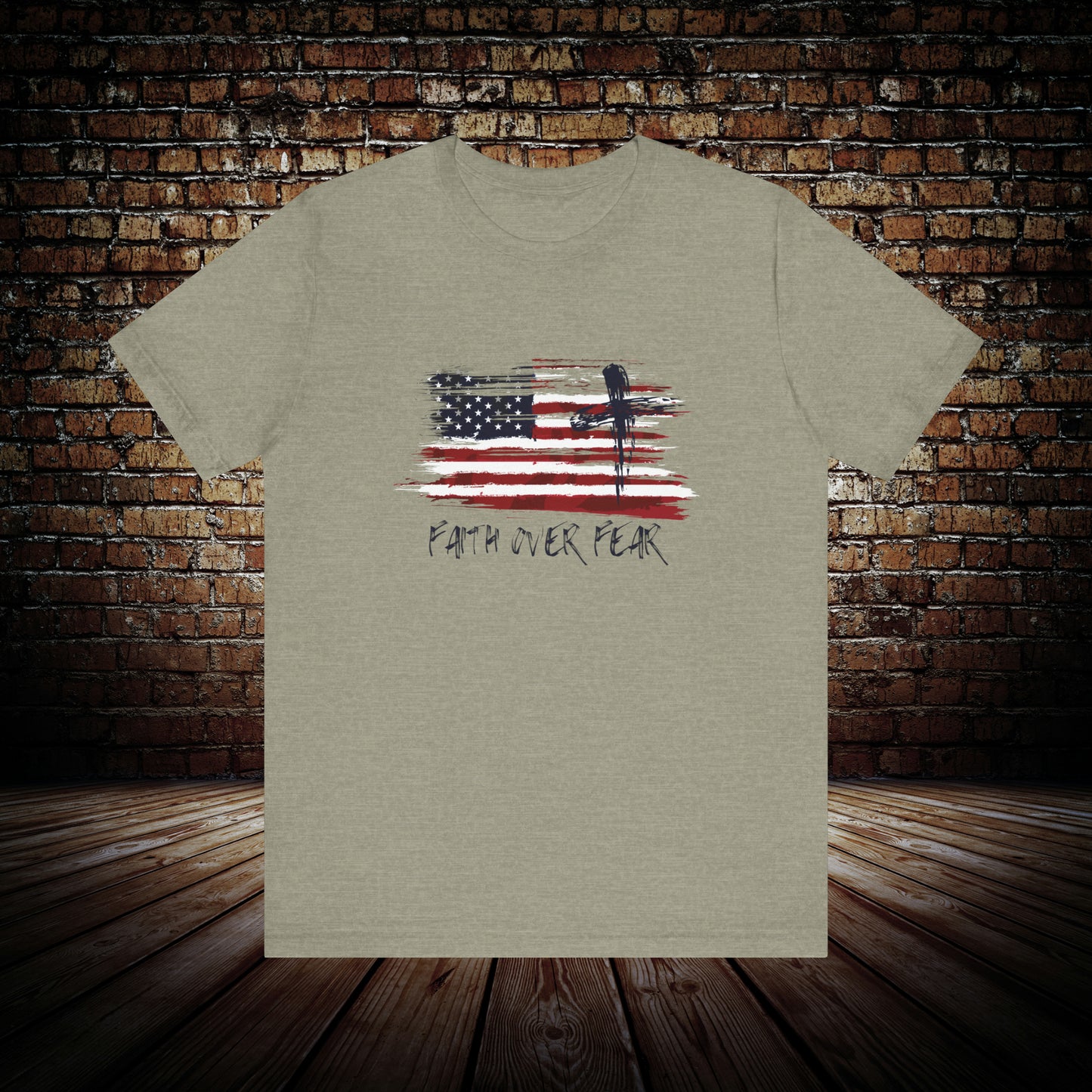 Old Glory Cross Unisex T-Shirt