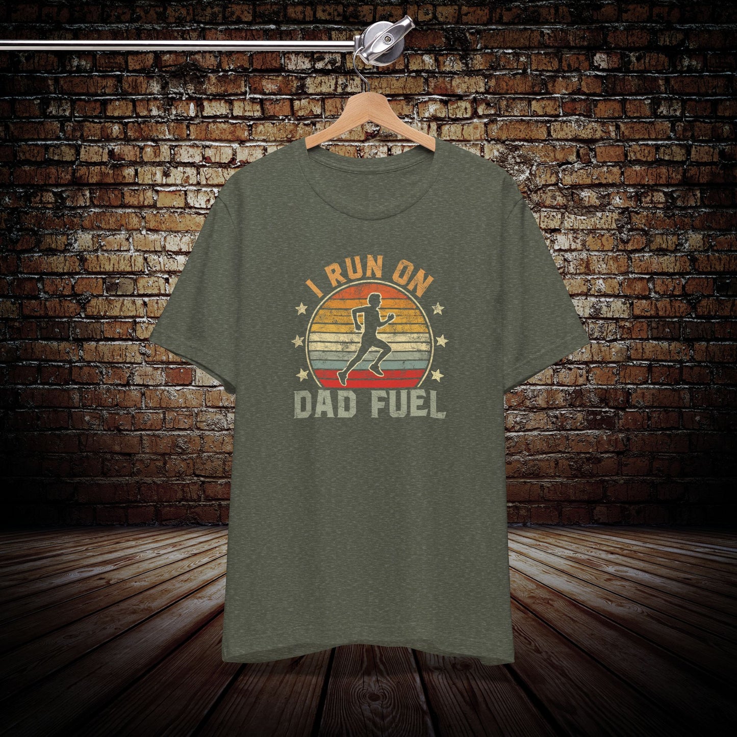 I run on dad fuel Graphic Tee