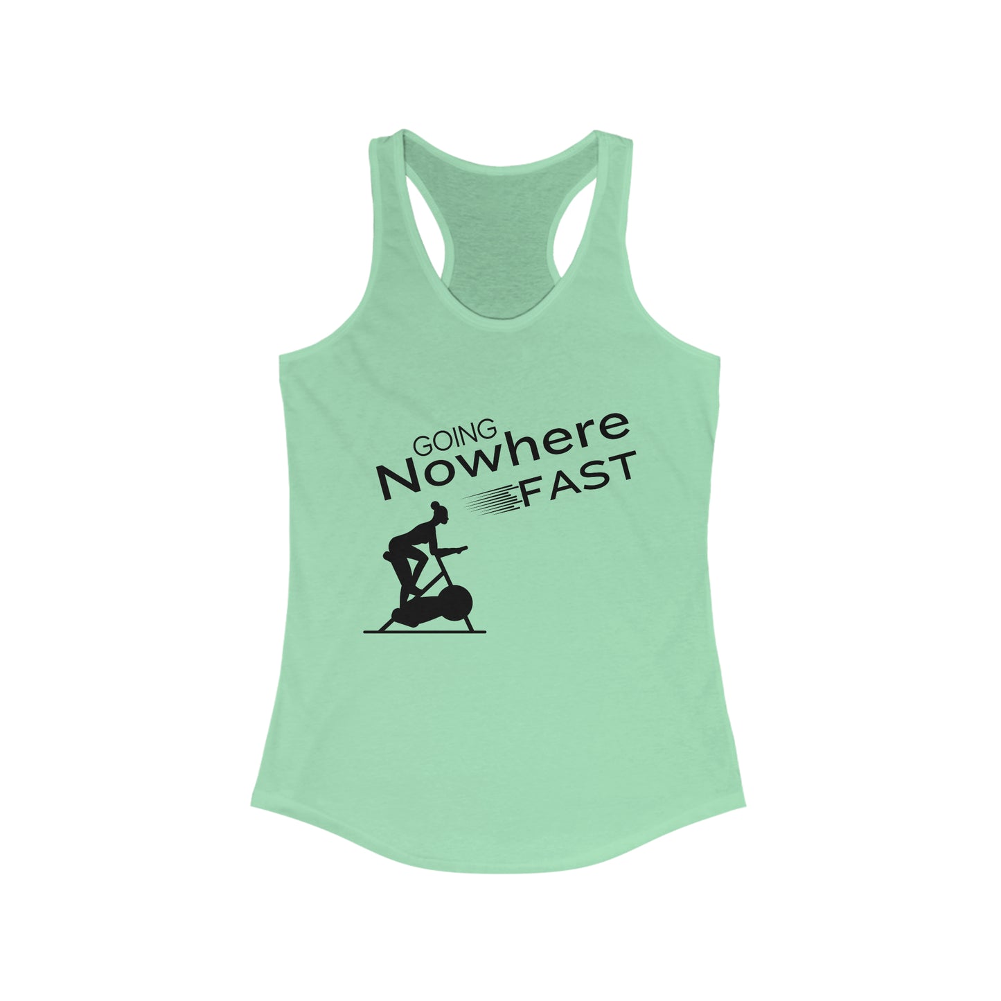 Going nowhere fast! Spin class Tank Top