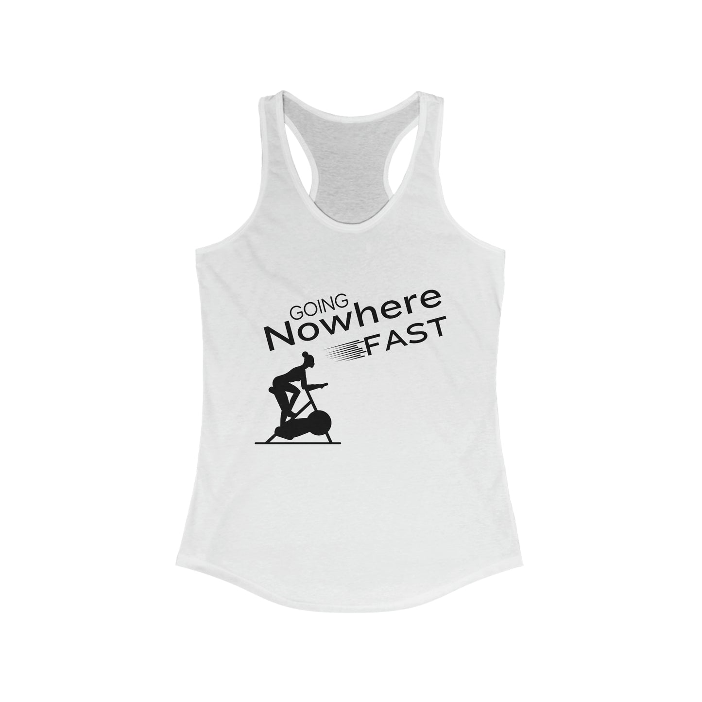 Going nowhere fast! Spin class Tank Top